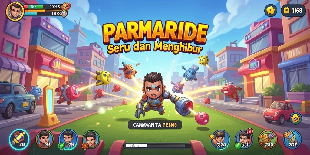 Tampilan gameplay seru dan menantang dari CANVA168.
