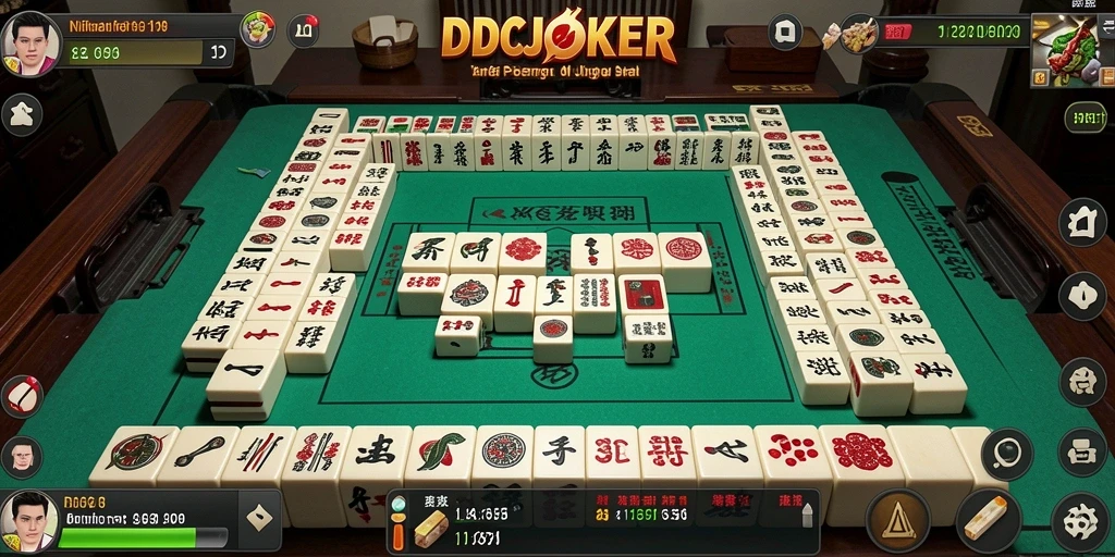 Tangkapan layar menunjukkan gameplay Mahjong yang memukau dan penuh strategi.
