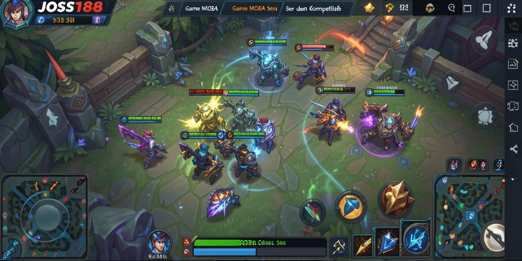 Gameplay intens dari JOSS188 dengan karakter dan strategi unik.