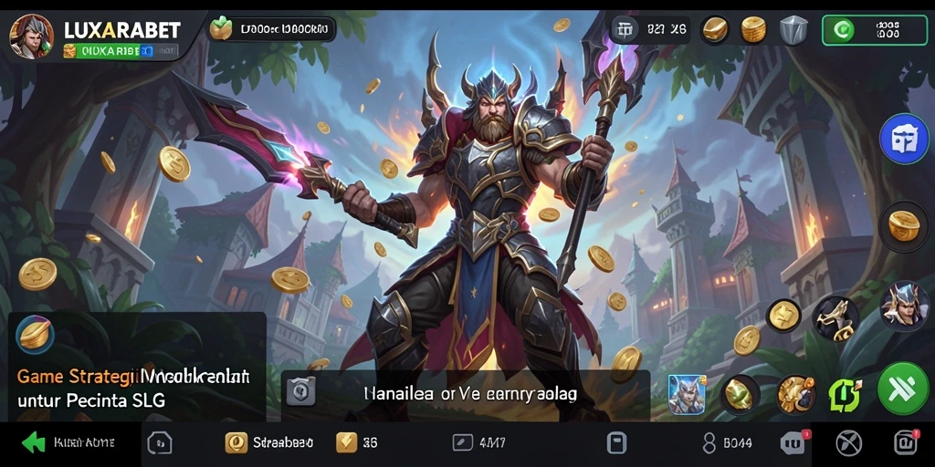 Tampilan Gameplay LUXARABET yang menampilkan aksi strategis di layar.
