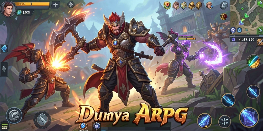 Screenshot gameplay SIP33 menampilkan pertarungan epik dengan grafis menakjubkan.